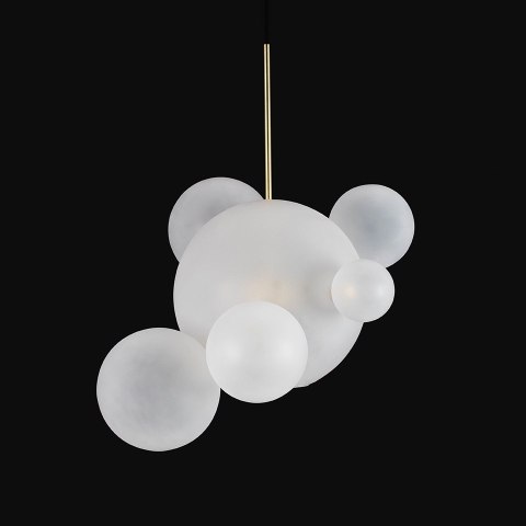 -15% Lampa wisząca CAPRI 6 biała / złota -15% Lampa wisząca CAPRI 6 biała / złota