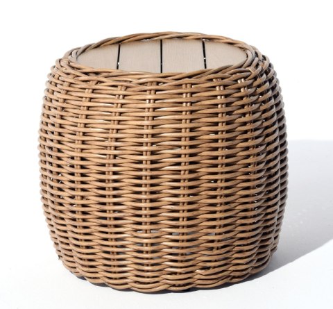 STOLIK OGRODOWY MAJE NATURAL 60X60X50CM MILOO HOME STOLIK OGRODOWY MAJE NATURAL 60X60X50CM MILOO HOME