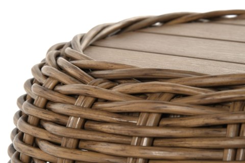 STOLIK OGRODOWY MAJE NATURAL 60X60X50CM MILOO HOME STOLIK OGRODOWY MAJE NATURAL 60X60X50CM MILOO HOME