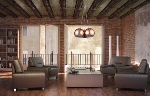 Rame 1 lampa wisząca duża LP-2014/1P