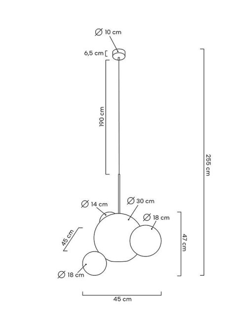 -15% Lampa wisząca CAPRI 4 biała / złota -15% Lampa wisząca CAPRI 4 biała / złota