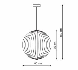 Treviso lampa wisząca duża złota 3000K LP-798/1P L3 GD