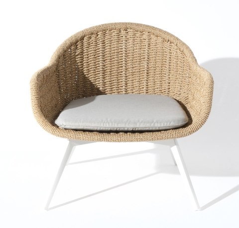 FOTEL OGRODOWY BATI BEŻOWY 82X70X47 CM MILOO HOME FOTEL OGRODOWY BATI BEŻOWY 82X70X47 CM MILOO HOME