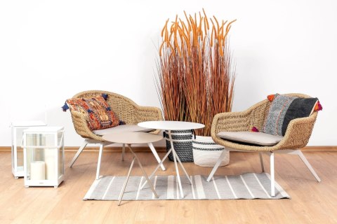 FOTEL OGRODOWY BATI BEŻOWY 82X70X47 CM MILOO HOME FOTEL OGRODOWY BATI BEŻOWY 82X70X47 CM MILOO HOME