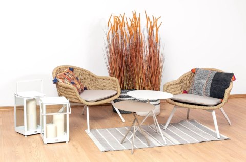 FOTEL OGRODOWY BATI BEŻOWY 82X70X47 CM MILOO HOME FOTEL OGRODOWY BATI BEŻOWY 82X70X47 CM MILOO HOME