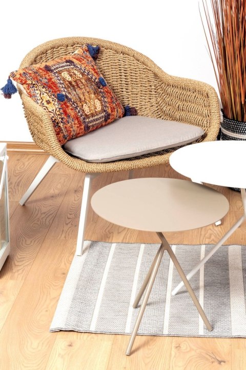 FOTEL OGRODOWY BATI BEŻOWY 82X70X47 CM MILOO HOME FOTEL OGRODOWY BATI BEŻOWY 82X70X47 CM MILOO HOME