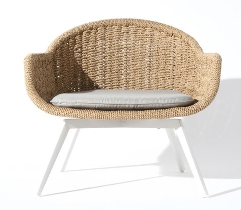 FOTEL OGRODOWY BATI BEŻOWY 82X70X47 CM MILOO HOME FOTEL OGRODOWY BATI BEŻOWY 82X70X47 CM MILOO HOME