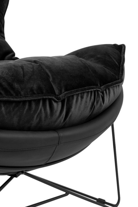 -15% Fotel OTILIA STAND VELVET czarny -15% Fotel OTILIA STAND VELVET czarny