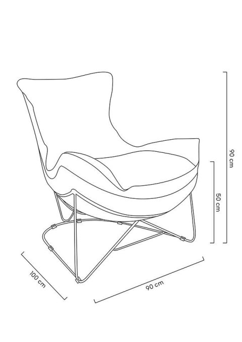 -15% Fotel OTILIA STAND VELVET czarny -15% Fotel OTILIA STAND VELVET czarny