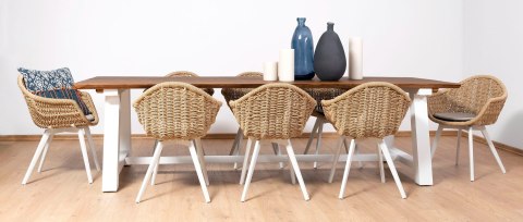 KRZESŁO OGRODOWE BATI BEŻOWE 58X56X85CM MILOO HOME KRZESŁO OGRODOWE BATI BEŻOWE 58X56X85CM MILOO HOME
