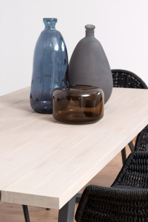 KRZESŁO OGRODOWE BATI CZARNY 58X56X85CM MILOO HOME KRZESŁO OGRODOWE BATI CZARNY 58X56X85CM MILOO HOME