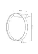 -15% MOOSEE lampa ścienna CIRCLE WALL czarna