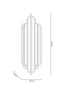 -15% MOOSEE lampa ścienna HARMONIC złota