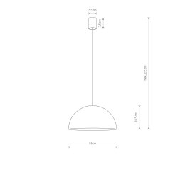 LAMPA WISZĄCA HEMISPHERE SUPER S 10695 NOWODVORSKI LIGHTING