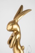 -15% KARE lampa stołowa RABBIT 50 cm złota / biała