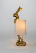 -15% KARE lampa stołowa RABBIT 50 cm złota / biała