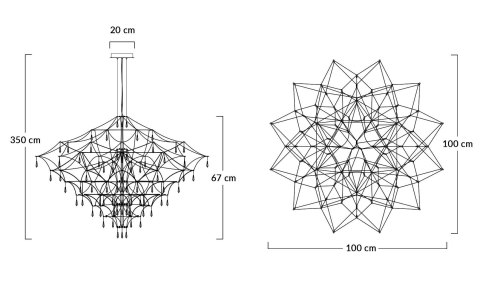 -15% Lampa wisząca CONSTELATION 100 GOLD - LED, stal szczotkowana -15% Lampa wisząca CONSTELATION 100 GOLD - LED, stal szczotkowana