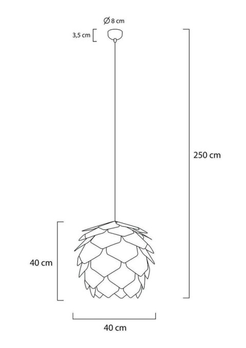 -15% Lampa wisząca SZYSZKA CONO 43 -15% Lampa wisząca SZYSZKA CONO 43