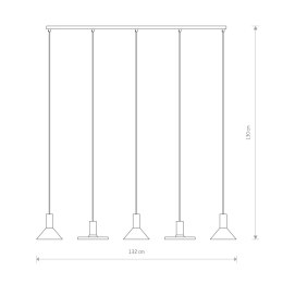 LAMPA WISZĄCA MANUFACTURE 9738 NOWODVORSKI