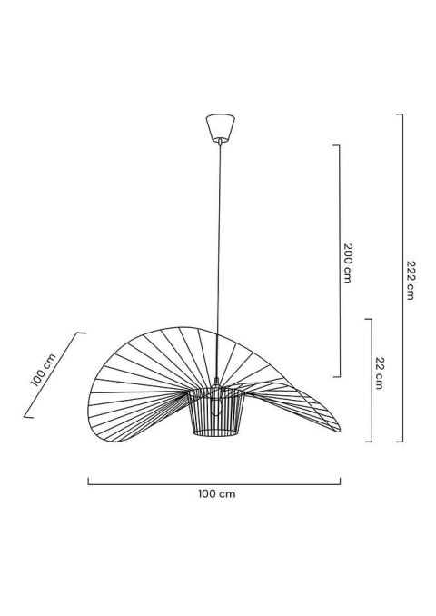 -15% Lampa wisząca CAPELLO FI 100 czarna -15% Lampa wisząca CAPELLO FI 100 czarna