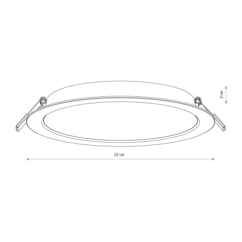 Podtynkowe - MYKONOS LED 24W Podtynkowe - MYKONOS LED 24W