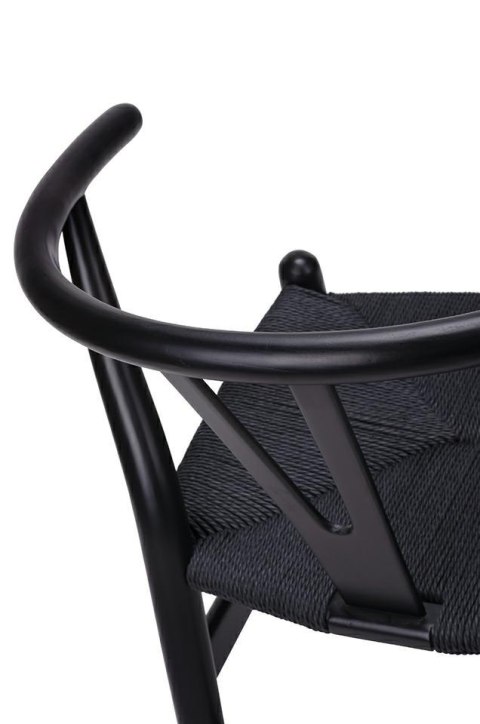 -15% Krzesło WISHBONE czarne - drewno bukowe, czarne włókno -15% Krzesło WISHBONE czarne - drewno bukowe, czarne włókno