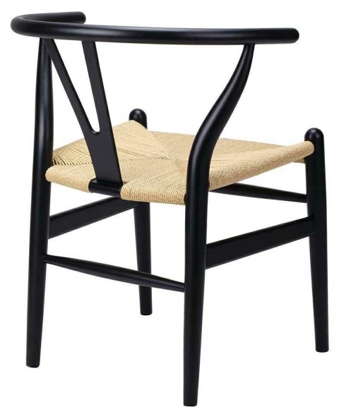 -15% Krzesło WISHBONE czarne - drewno bukowe, naturalne włókno -15% Krzesło WISHBONE czarne - drewno bukowe, naturalne włókno