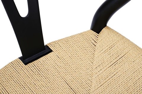 -15% Krzesło WISHBONE czarne - drewno bukowe, naturalne włókno -15% Krzesło WISHBONE czarne - drewno bukowe, naturalne włókno