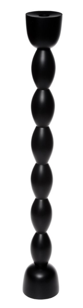 ŚWIECZNIK FANCY ART LONG BLACK M 9X9X64CM ŚWIECZNIK FANCY ART LONG BLACK M 9X9X64CM