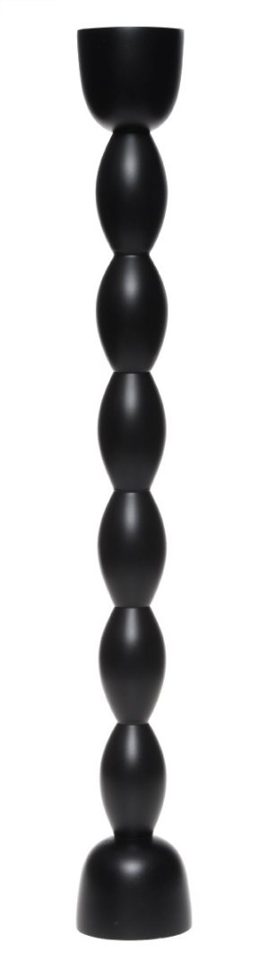 ŚWIECZNIK FANCY ART LONG BLACK M 9X9X64CM ŚWIECZNIK FANCY ART LONG BLACK M 9X9X64CM