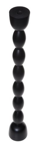 ŚWIECZNIK FANCY ART LONG BLACK M 9X9X64CM
