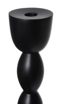 ŚWIECZNIK FANCY ART LONG BLACK M 9X9X64CM
