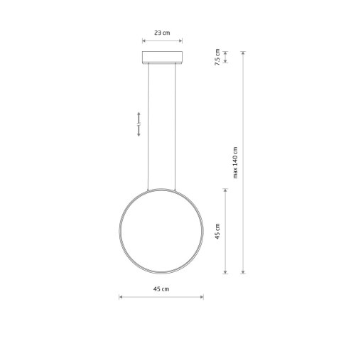 LAMPA WISZĄCA CIRCOLO LED S CZARNY 10860 NOWODVORSKI LIGHTING LAMPA WISZĄCA CIRCOLO LED S CZARNY 10860 NOWODVORSKI LIGHTING