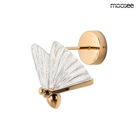 -15% MOOSEE lampa ścienna BUTTERFLY S złota