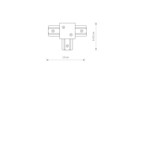Podtynkowe - PROFILE RECESSED T CONNECTOR Podtynkowe - PROFILE RECESSED T CONNECTOR