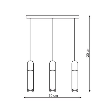 Fano 3 lampa wisząca LP-8012/3P