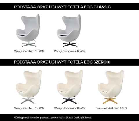 -15% Fotel EGG SZEROKI VELVET jasny róż.30 - welur, podstawa staL -15% Fotel EGG SZEROKI VELVET jasny róż.30 - welur, podstawa staL