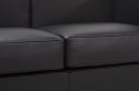 -15% Sofa dwuosobowa SOFT LC2 czarna - włoska skóra naturalna, metal