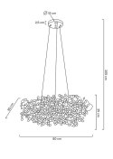 -15% MOOSEE lampa wisząca MONETE 80 złota