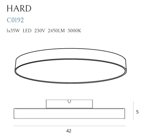 MAXLIGHT C0232 LAMPA SUFITOWA HARD STEROWANA Z APLIKACJI TUYA MAXLIGHT C0232 LAMPA SUFITOWA HARD STEROWANA Z APLIKACJI TUYA