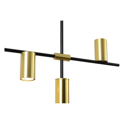 Arizona 6 linia lampa wisząca czarny/złoty LP-074/6PL BK/GD