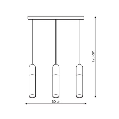 Fano 3 lampa wisząca LP-8012/3P