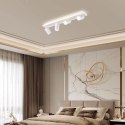 Lampa sufitowa Parma 4xGU10 + 1xLED biała LP-0612/4C WH