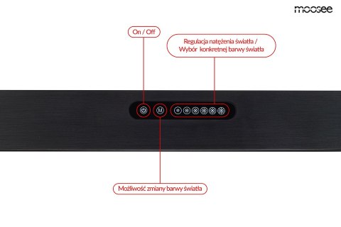 MOOSEE lampa wisząca LINER czarna MOOSEE lampa wisząca LINER czarna
