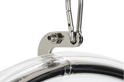 -15% Fotel wiszący BUBBLE poduszka biała - korpus akryl, poduszka ekoskóra