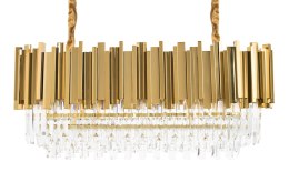 -15% Lampa wisząca IMPERIAL LONG GOLD 90 - stal, kryształ