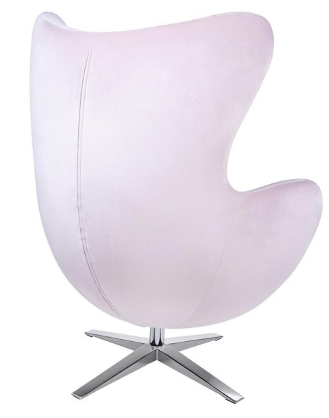 -15% Fotel EGG SZEROKI VELVET jasny róż.30 - welur, podstawa staL -15% Fotel EGG SZEROKI VELVET jasny róż.30 - welur, podstawa staL