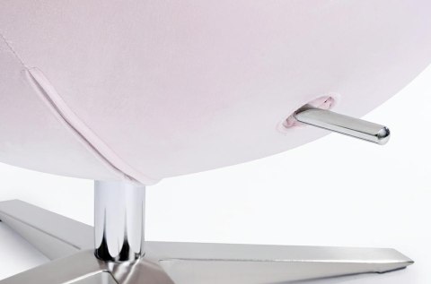 -15% Fotel EGG SZEROKI VELVET jasny róż.30 - welur, podstawa staL -15% Fotel EGG SZEROKI VELVET jasny róż.30 - welur, podstawa staL