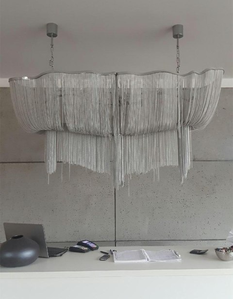 -15% Lampa wisząca ATLANTA LONG - aluminium, stal