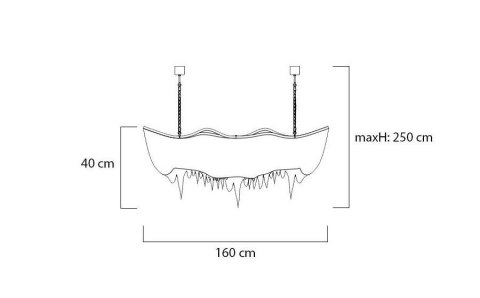 -15% Lampa wisząca ATLANTA LONG - aluminium, stal